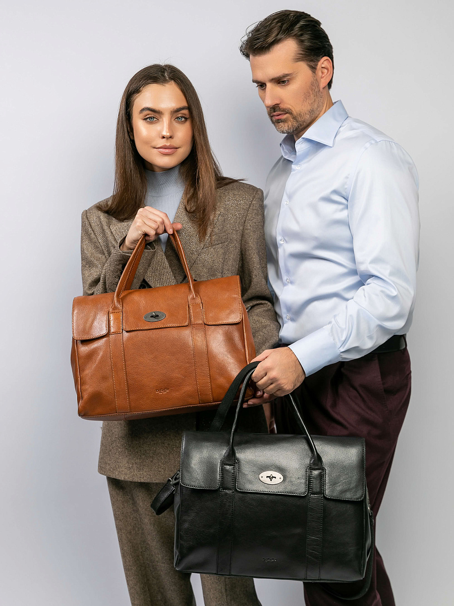 Сумка для документов Dr.Koffer из натуральной кожи