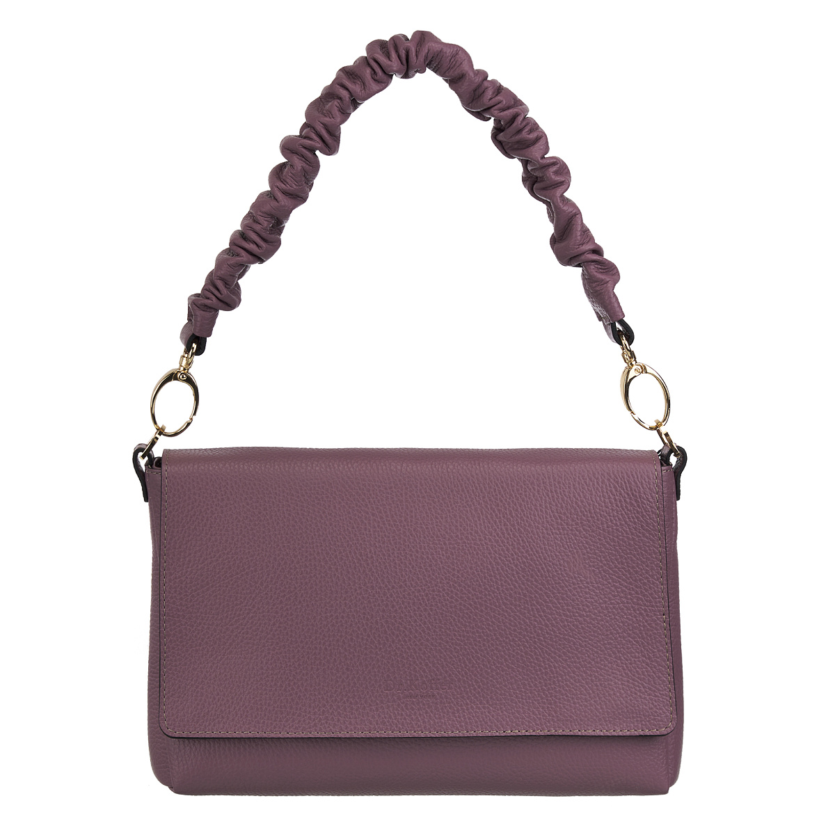 Женская сумка Dr. Koffer из натуральной кожи фиолетовая