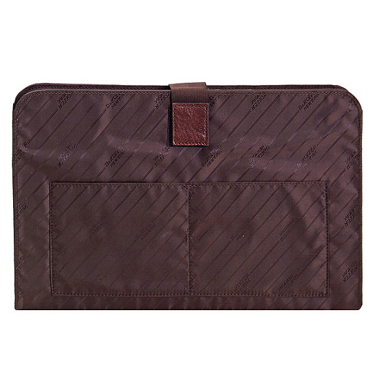 Прямоугольная деловая сумка с большим накладным карманом Dr.Koffer B482510-02-09