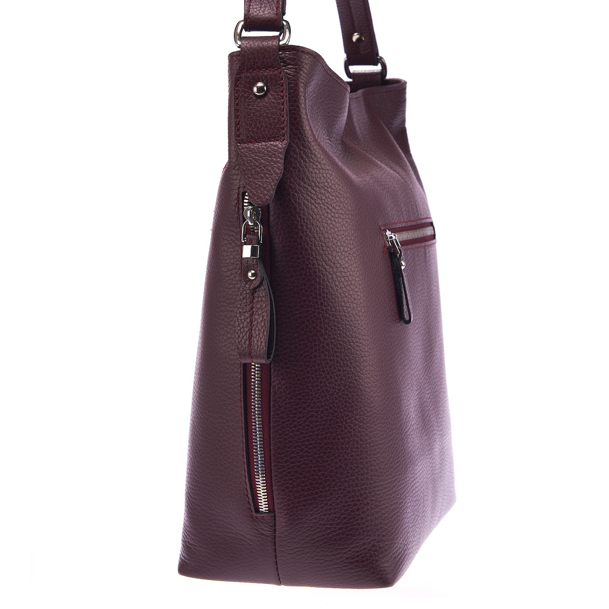 Женская сумка Dr. Koffer из натуральной кожи фиолетовая