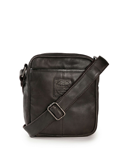 Сумка через плечо Dr.Koffer из натуральной кожи коричневая