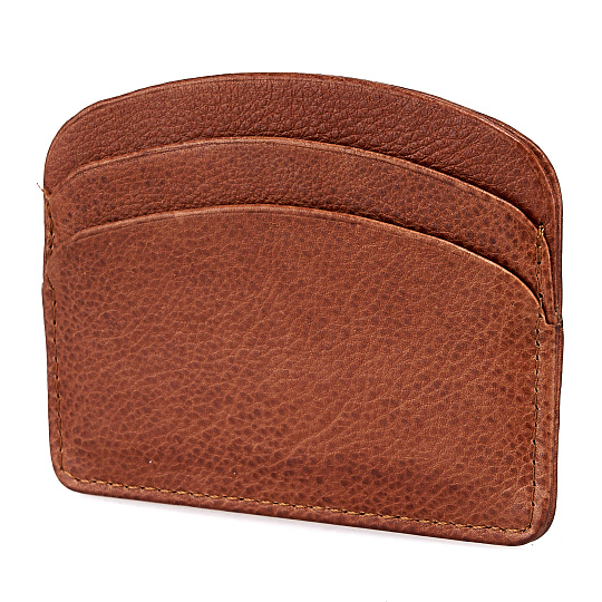 Кредитница Dr.Koffer из натуральной кожи коричневая