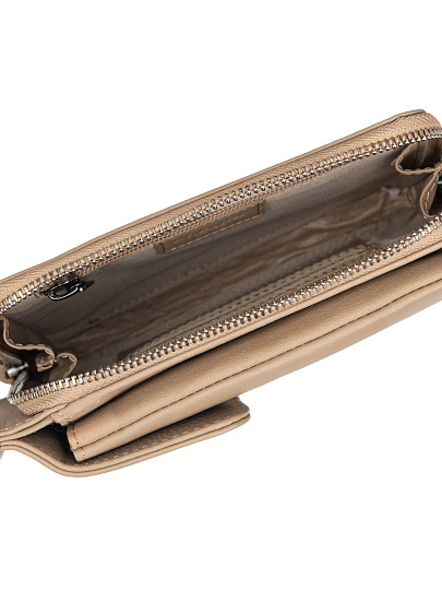 Сумка через плечо Dr.Koffer из натуральной кожи бежевая