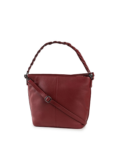 Женская сумка Dr.Koffer из натуральной кожи красная