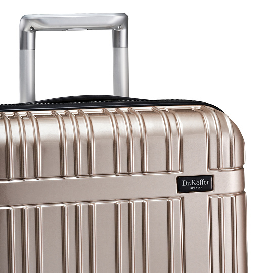 Чемодан на колесах S Dr.Koffer АБС (abs) пластик золото