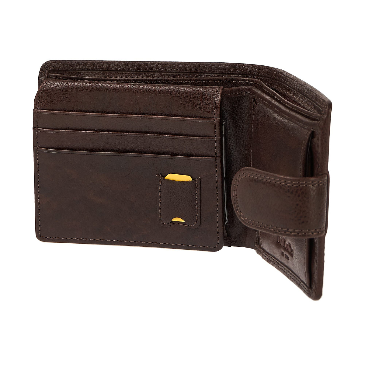 Портмоне Dr.Koffer из натуральной кожи коричневое