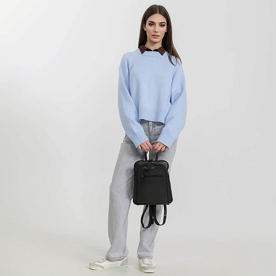 Рюкзак Dr.Koffer из натуральной кожи черный