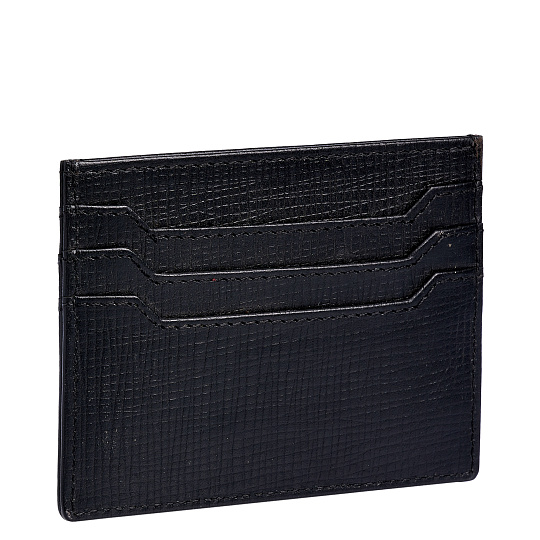 Кредитница Dr.Koffer из натуральной кожи черная