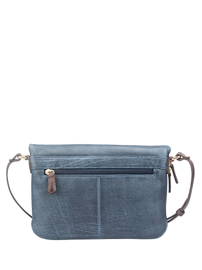Женская сумка Dr. Koffer из натуральной кожи синяя
