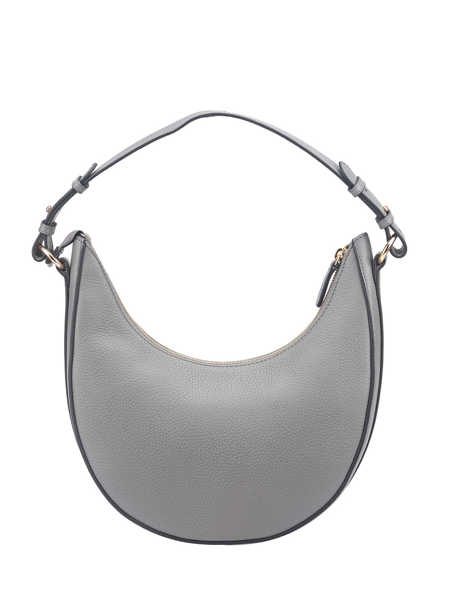 Женская сумка Dr. Koffer из натуральной кожи серая