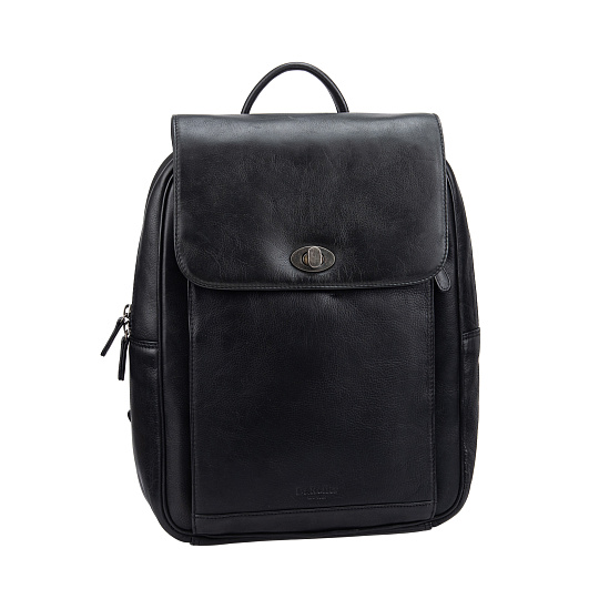 Рюкзак Dr.Koffer из натуральной кожи черный