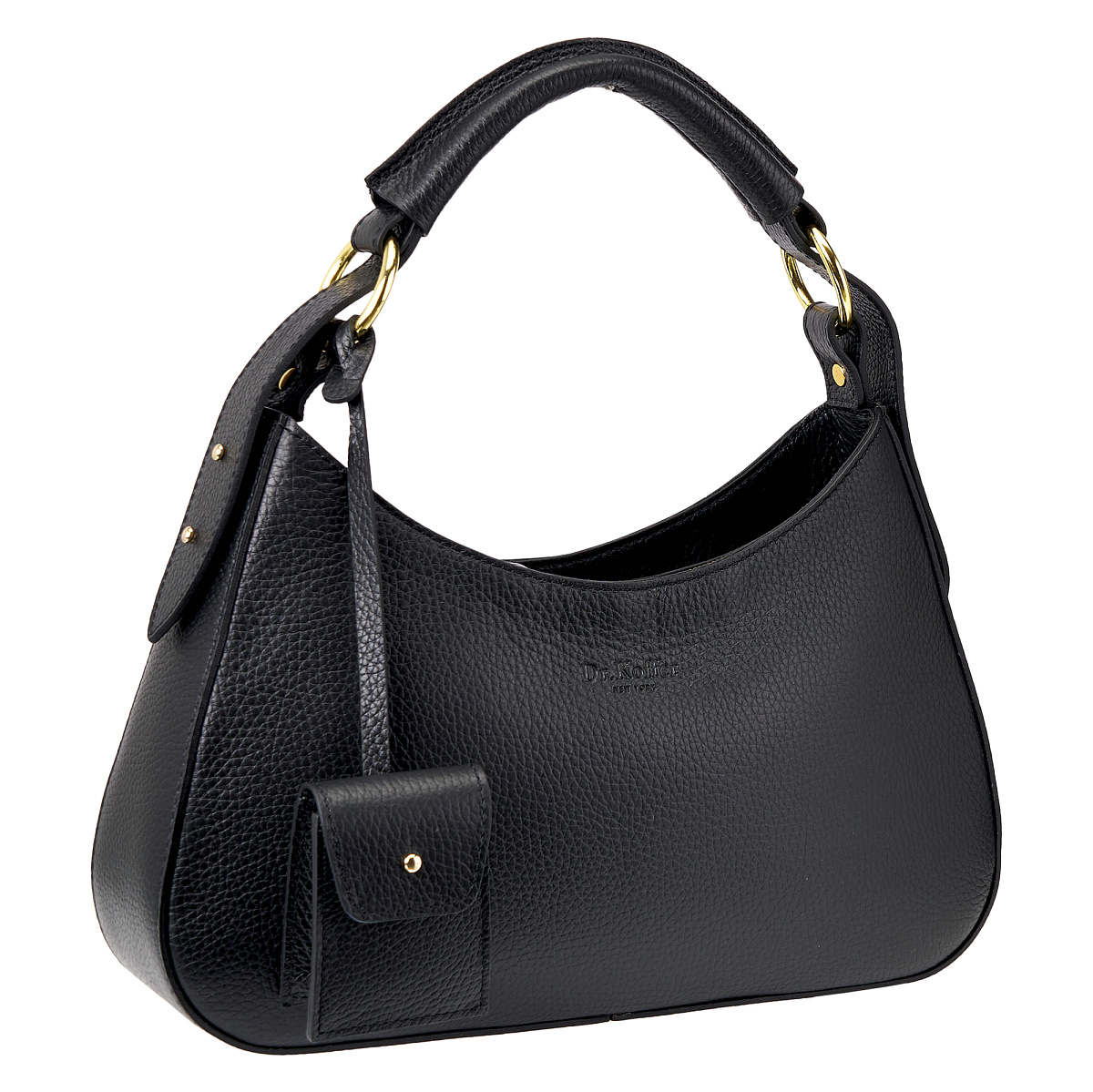 Женская сумка Dr. Koffer из натуральной кожи черная