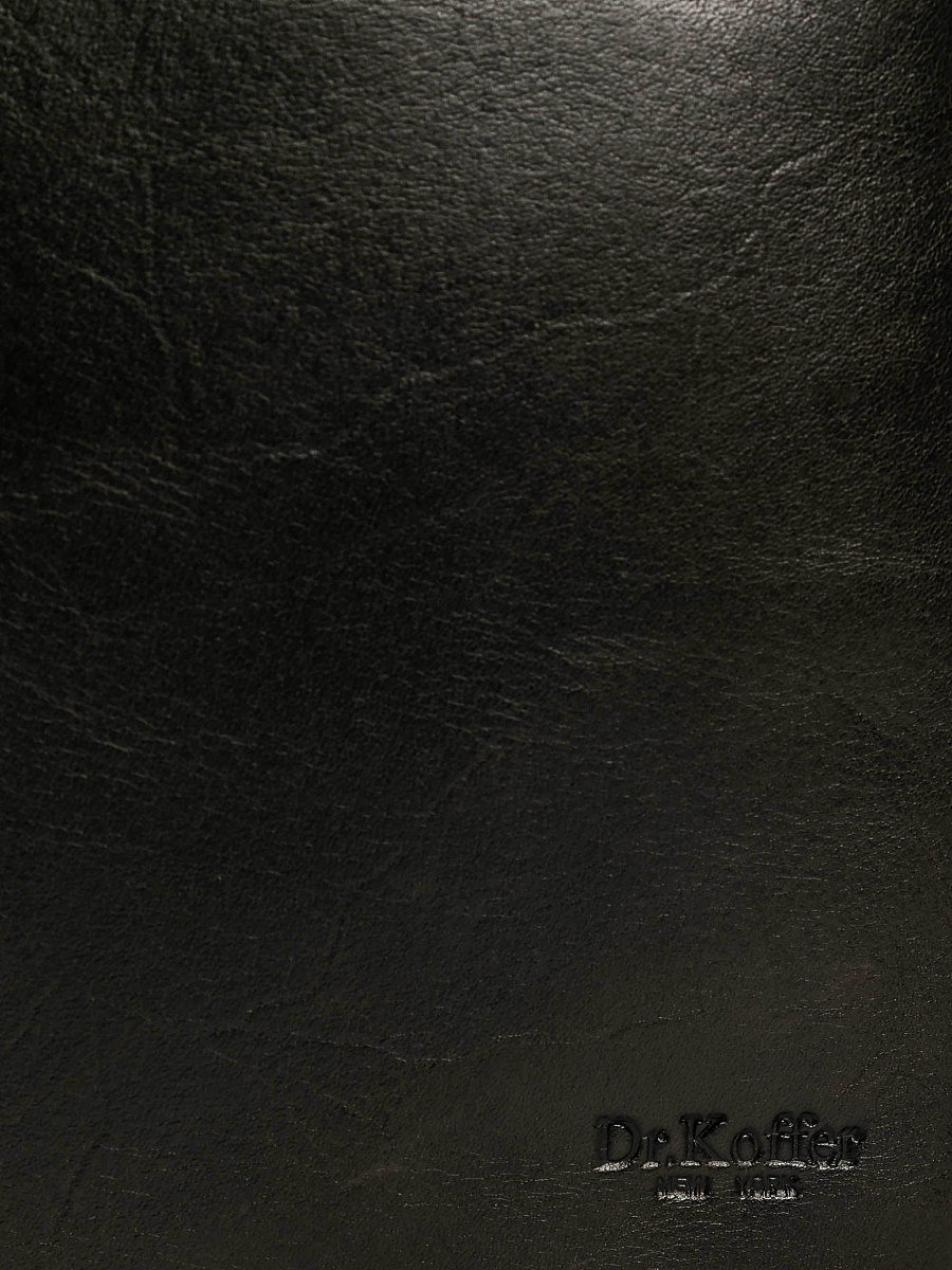 Сумка через плечо Dr.Koffer из натуральной кожи коричневая