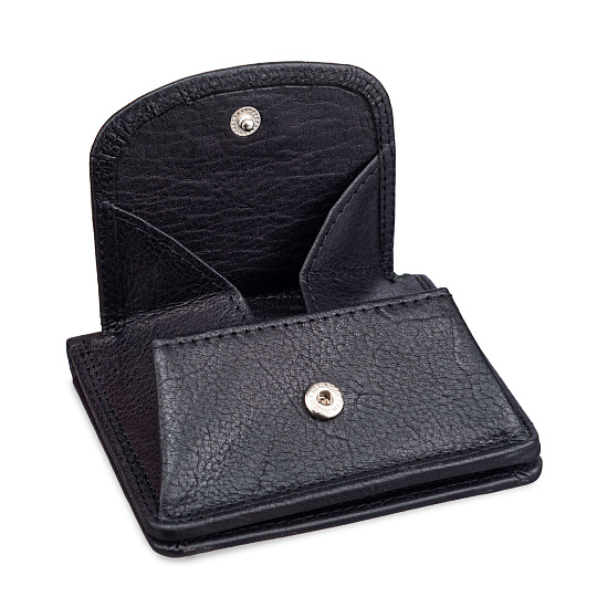 Кошелек Dr.Koffer из натуральной кожи черный