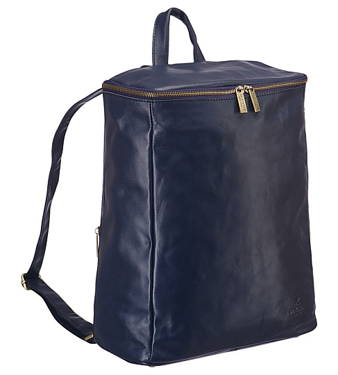 Рюкзак Dr.Koffer из натуральной кожи синий