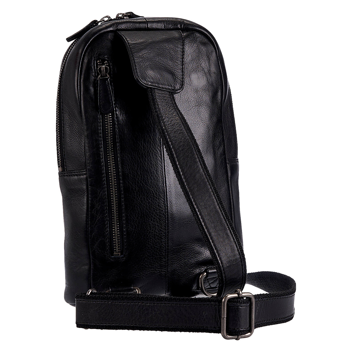 Рюкзак Dr.Koffer из натуральной кожи черный