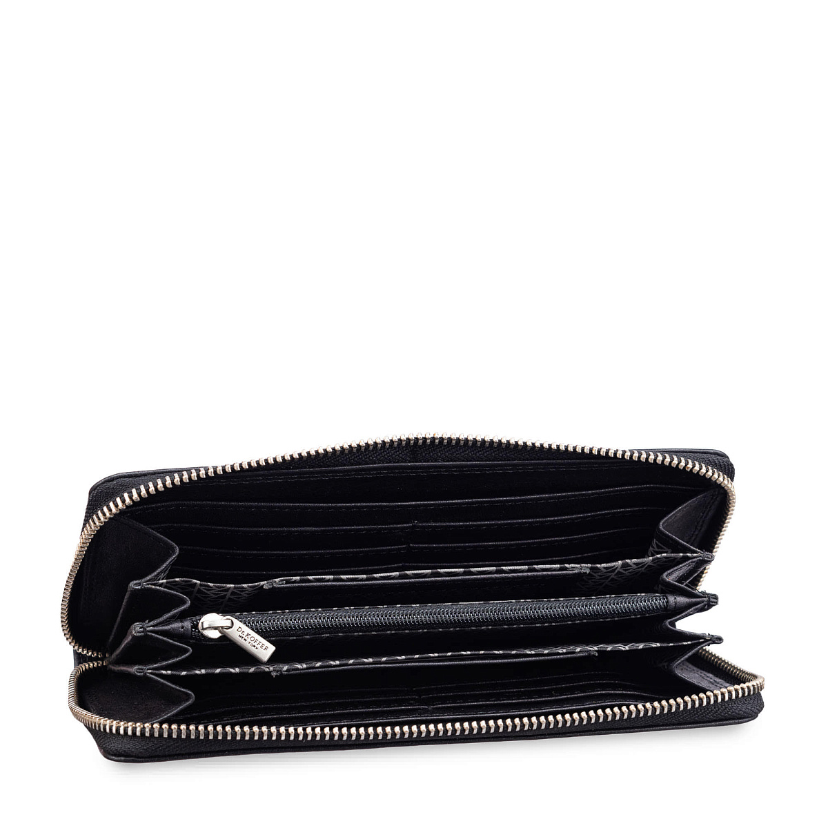 Портмоне Dr.Koffer из натуральной кожи черное