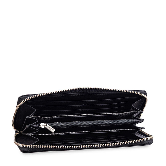 Портмоне Dr.Koffer из натуральной кожи черное