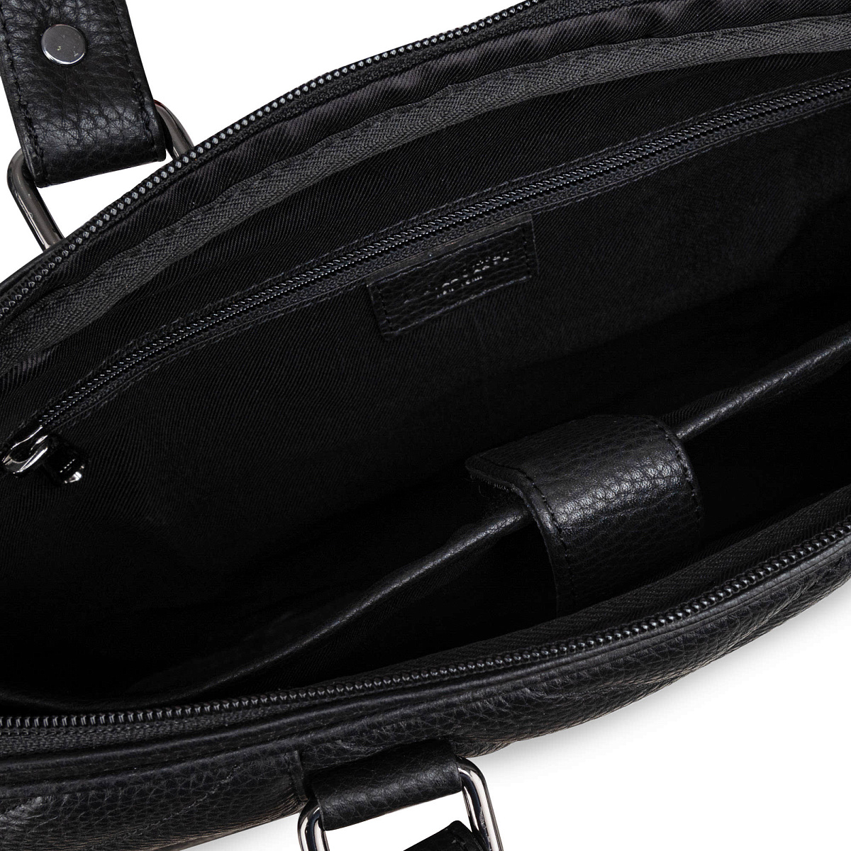 Женская сумка Dr.Koffer из натуральной кожи чёрная