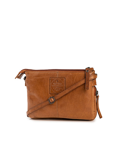 Сумка через плечо Dr.Koffer из натуральной кожи коричневая