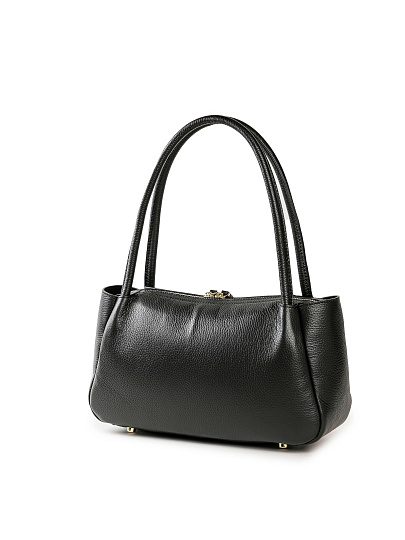 Женская сумка Dr. Koffer из натуральной кожи черная