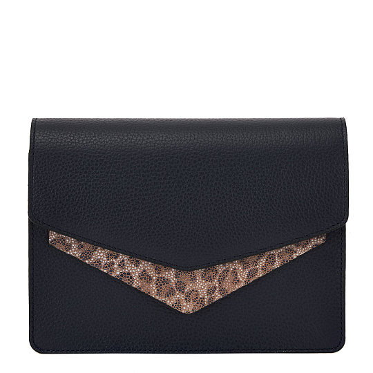 Женская сумка Dr. Koffer из натуральной кожи синяя