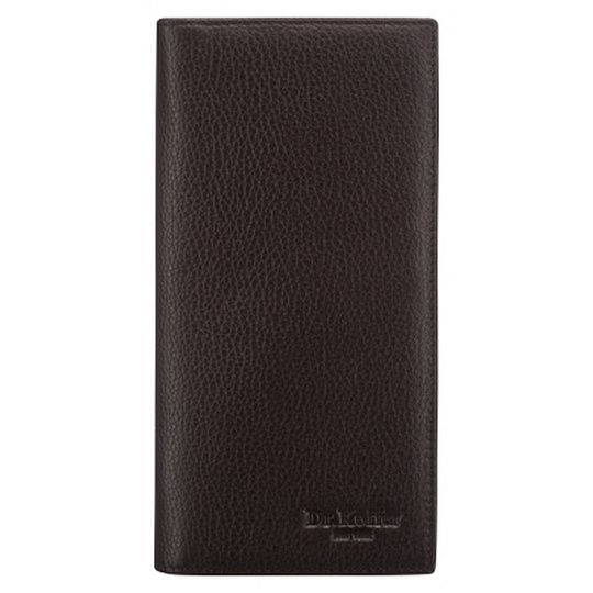 Портмоне Dr.Koffer из натуральной кожи коричневое