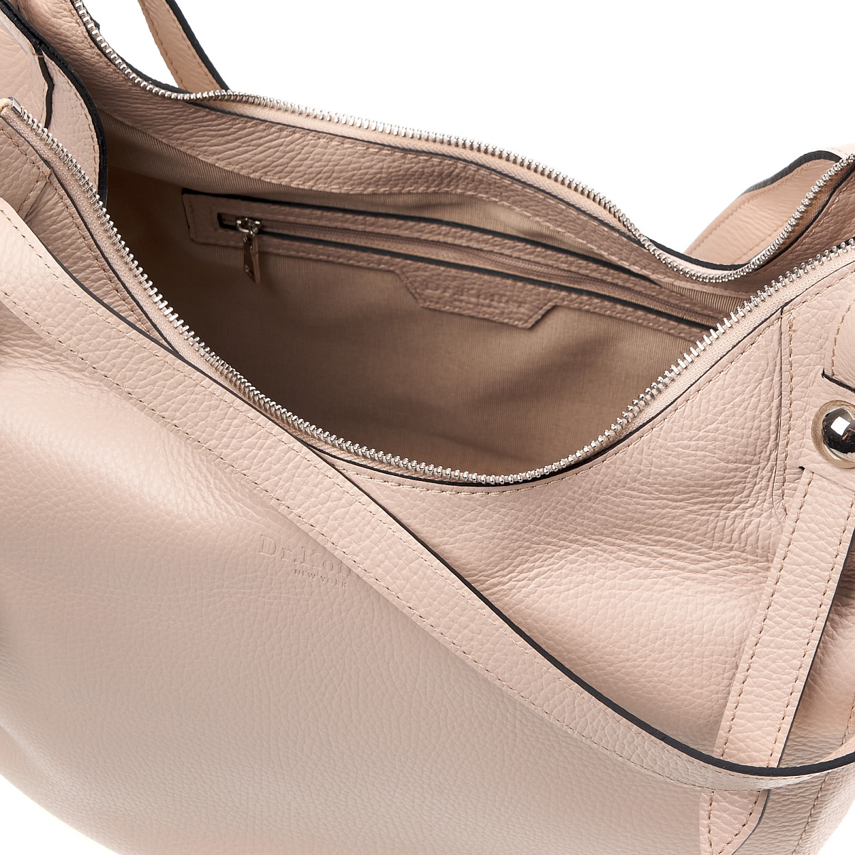 Женская сумка Dr. Koffer из натуральной кожи бежевая