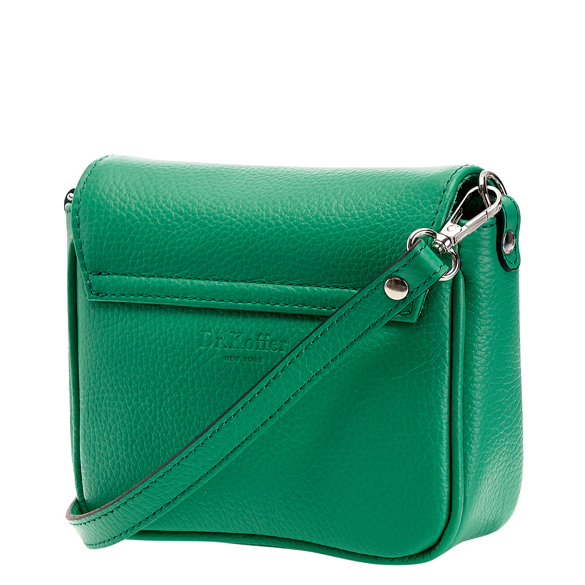 Женская сумка Dr. Koffer из натуральной кожи зеленая