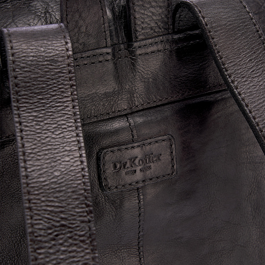 Рюкзак Dr.Koffer из натуральной кожи серый