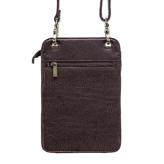 Сумка через плечо Dr.Koffer из натуральной кожи коричневая