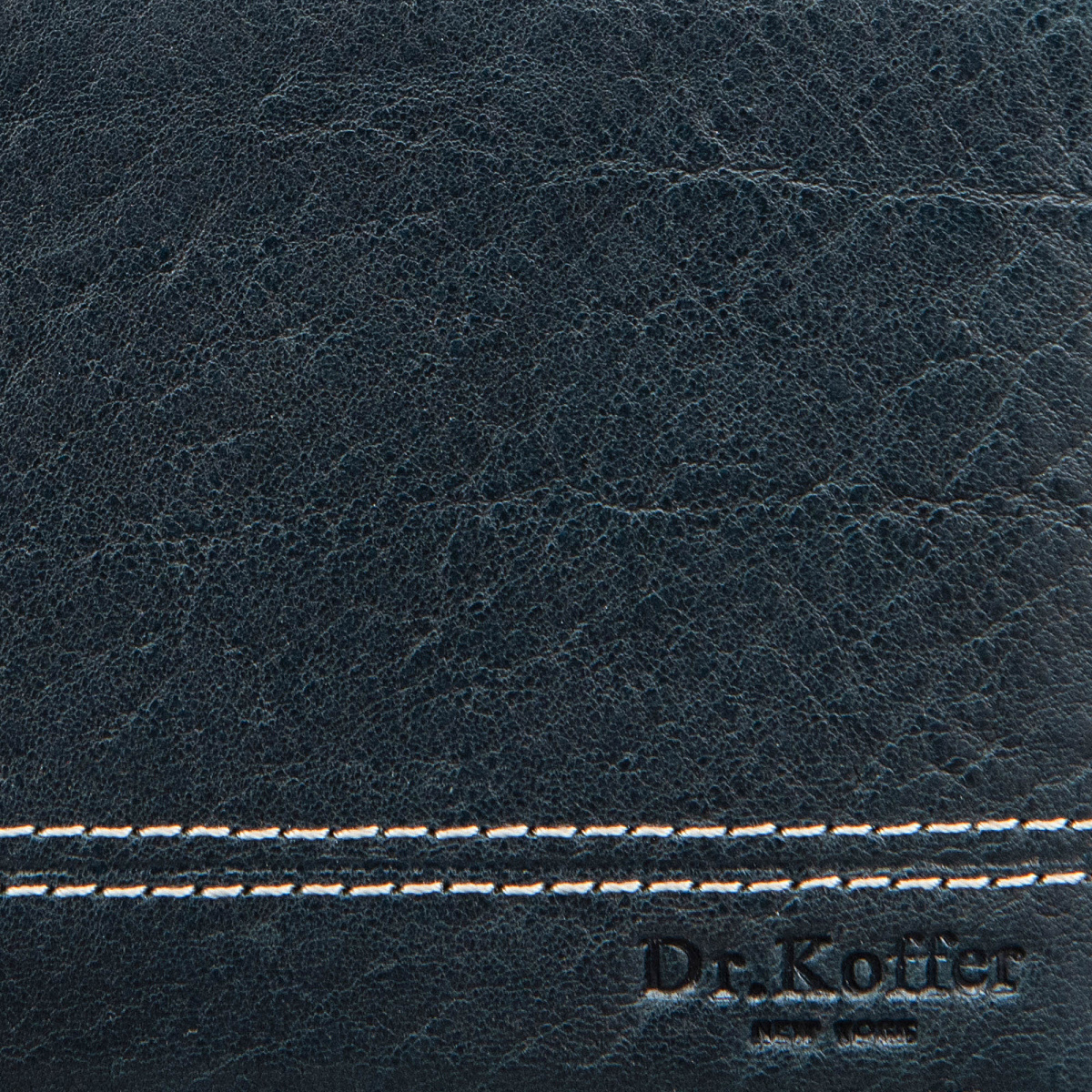 Зажим для денег Dr.Koffer из натуральной кожи синий