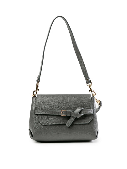 Женская сумка Dr.Koffer из натуральной кожи темно-серая