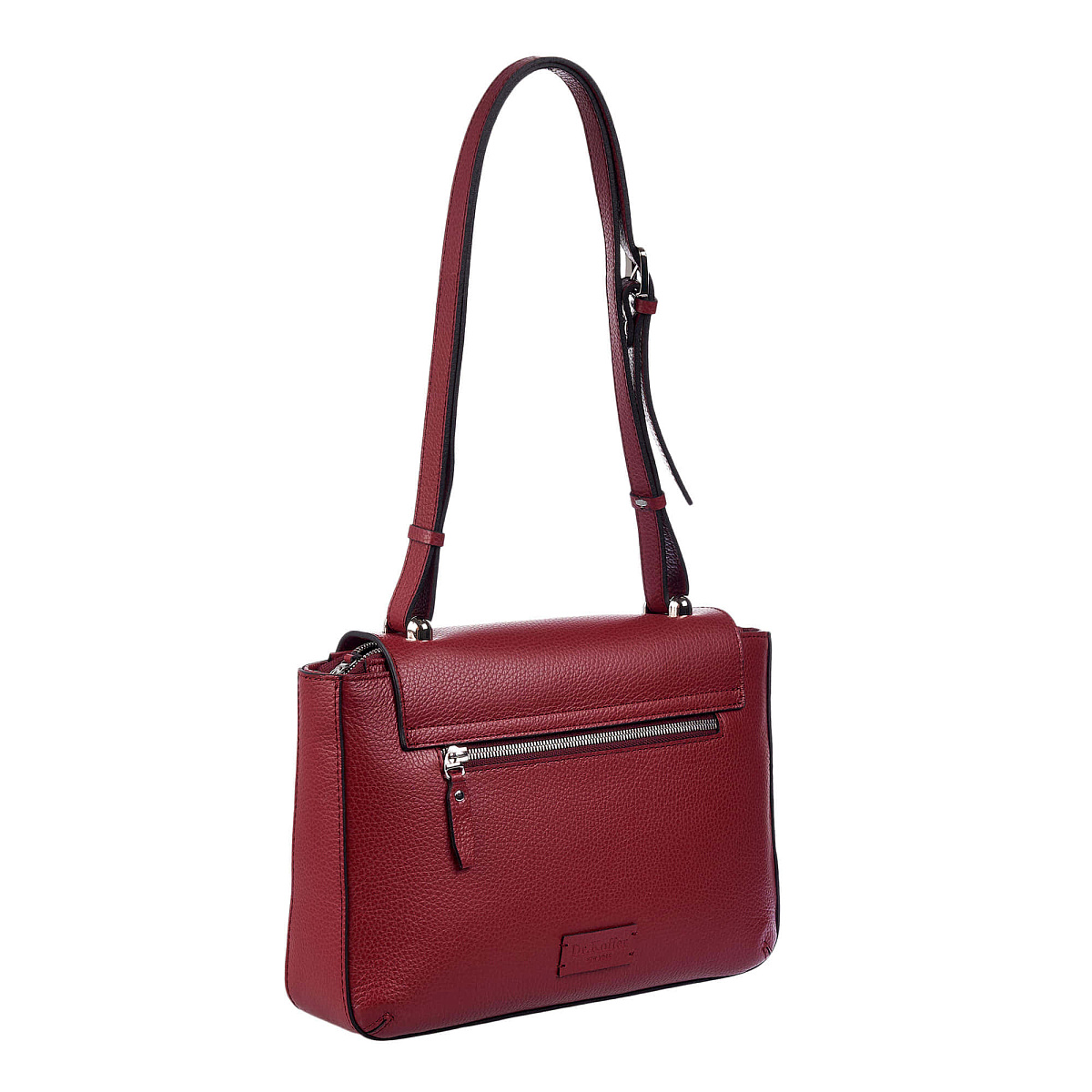 Женская сумка Dr. Koffer из натуральной кожи красная