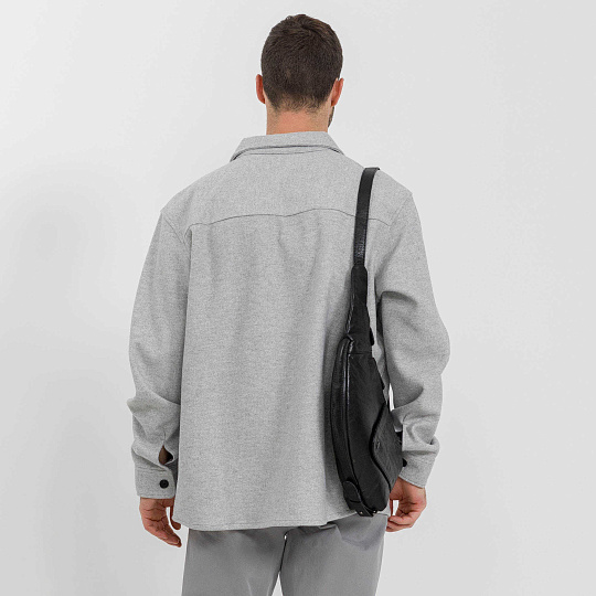 Рюкзак Dr.Koffer из натуральной кожи черный