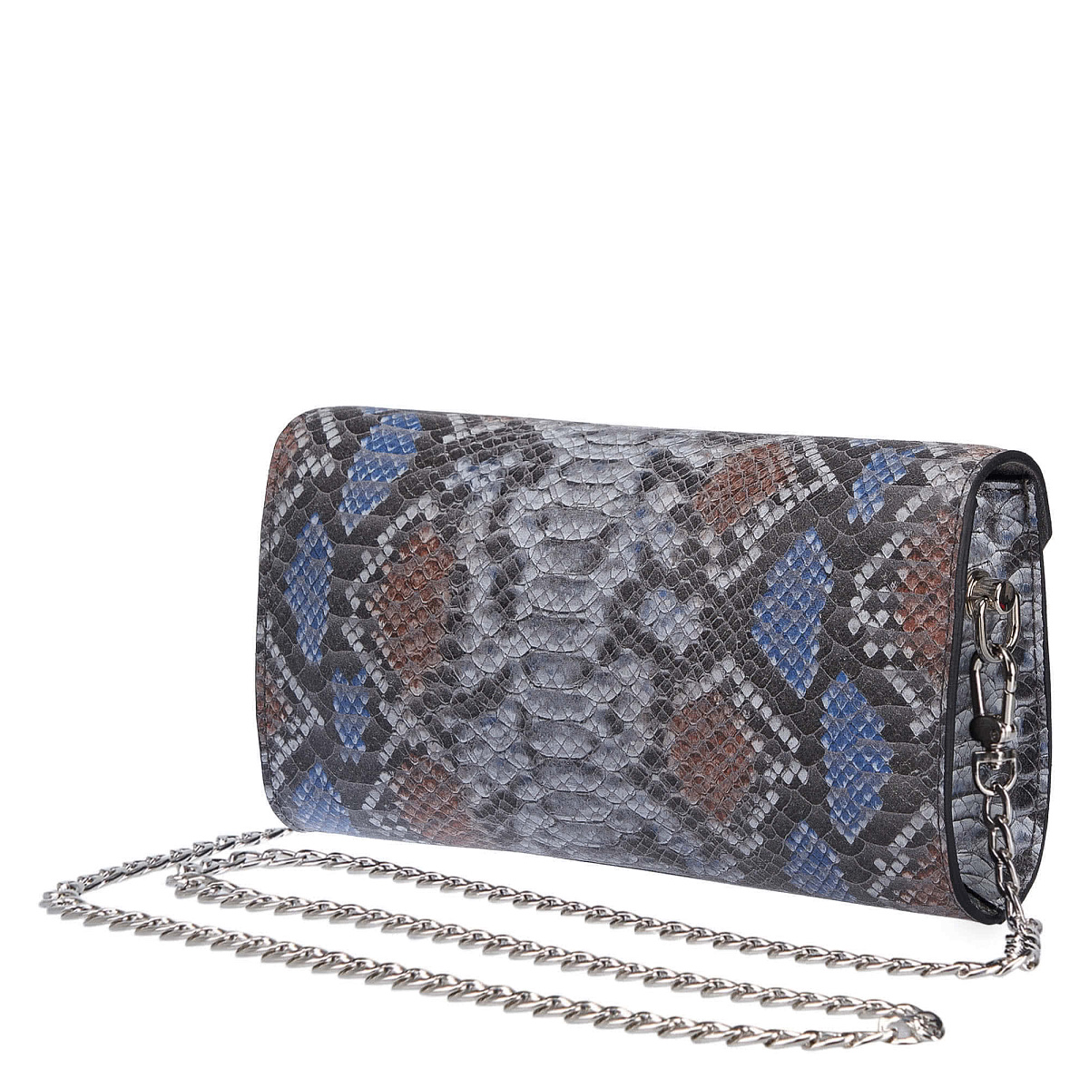 Женская сумка Dr. Koffer из натуральной кожи серая