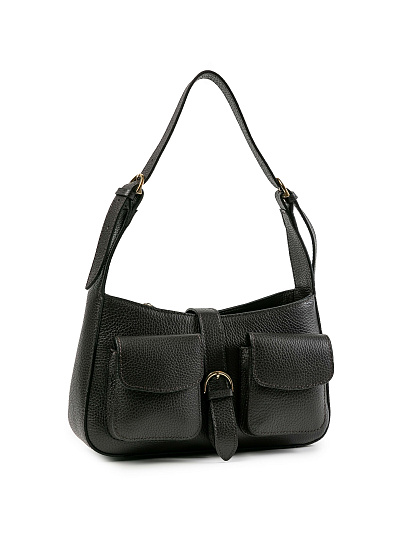 Женская сумка Dr.Koffer из натуральной кожи темно-коричневая