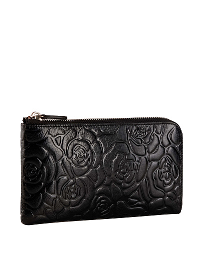 Портмоне Dr.Koffer из натуральной кожи черное