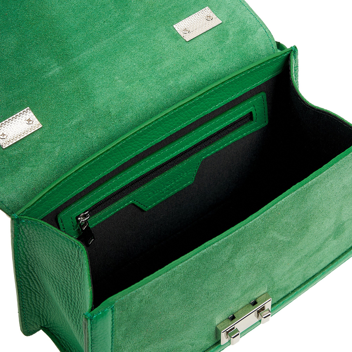 Женская сумка Dr. Koffer из натуральной кожи зеленая