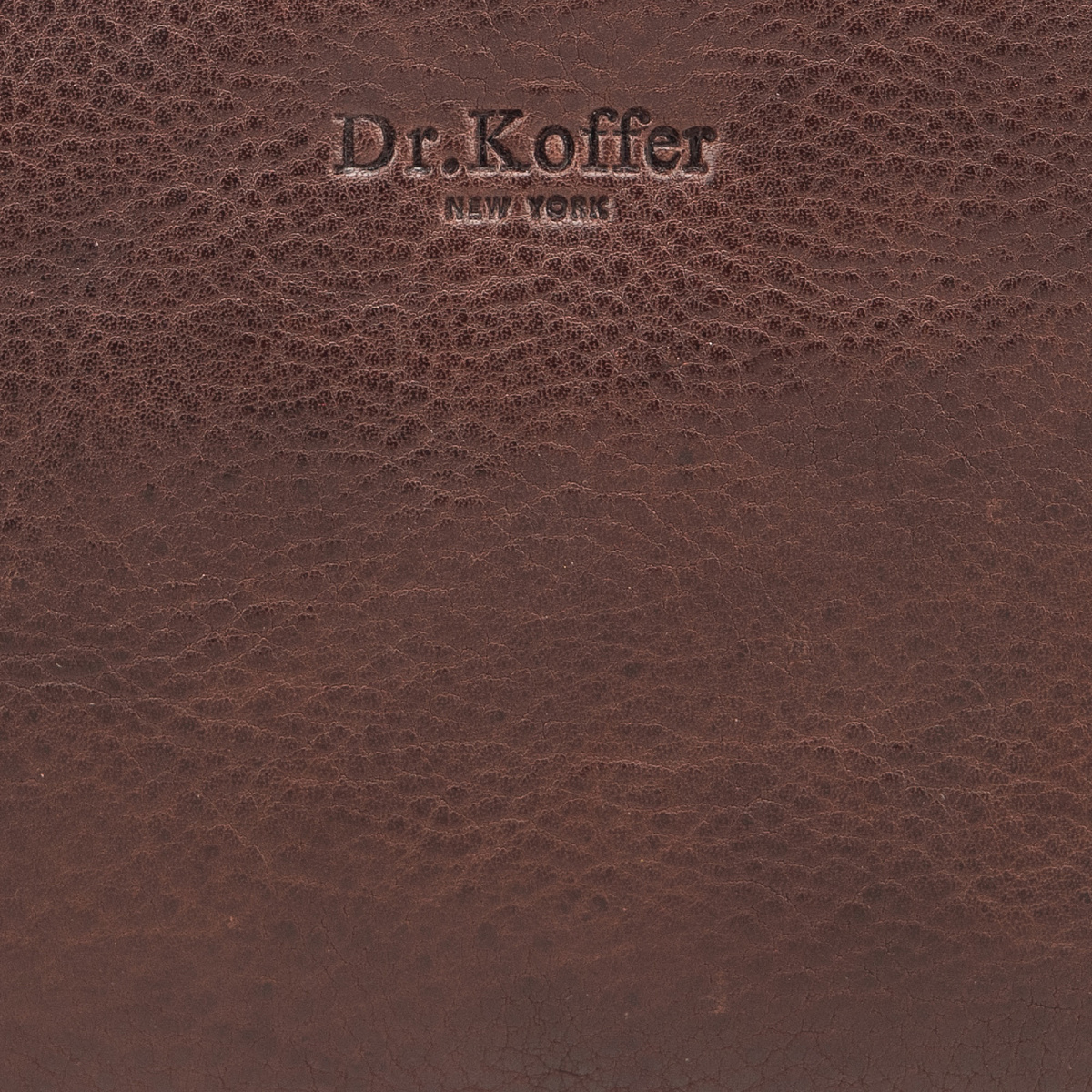 Ключница Dr.Koffer из натуральной кожи темно-коричневая