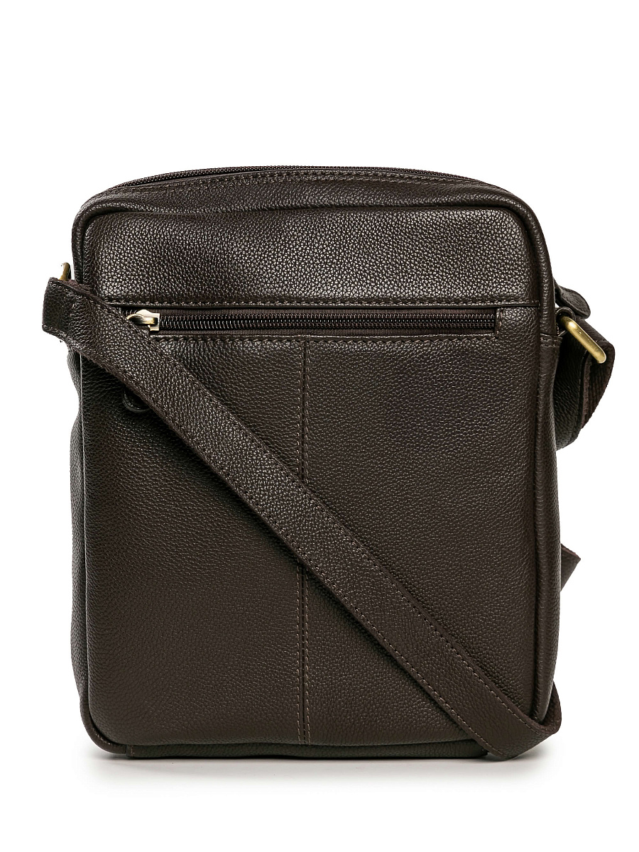 Сумка через плечо Dr.Koffer из натуральной кожи коричневая