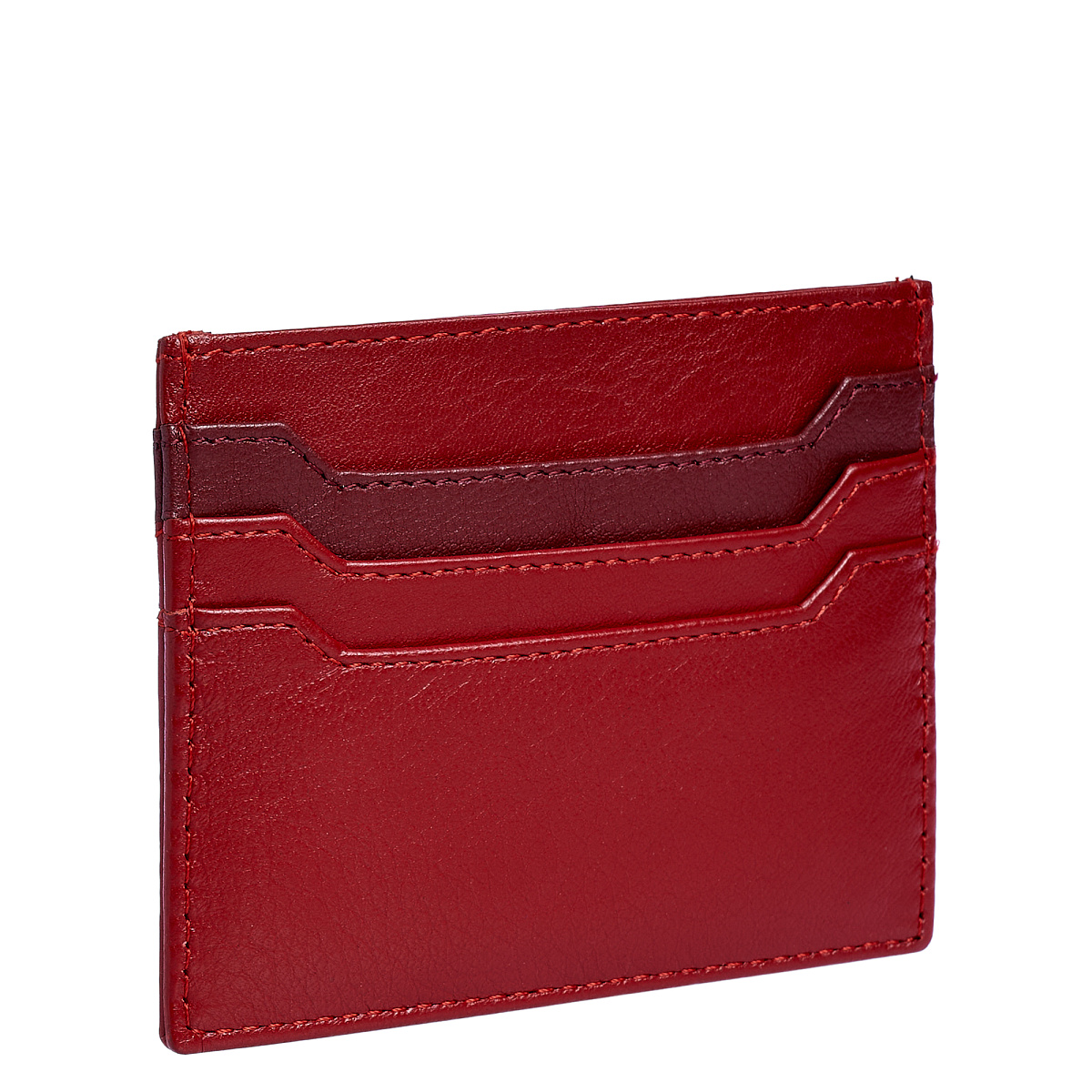 Кредитница Dr.Koffer из натуральной кожи красная