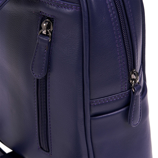 Рюкзак Dr.Koffer из натуральной кожи синий