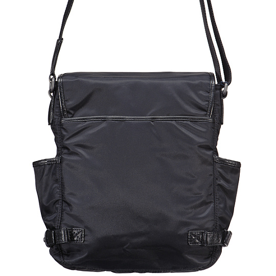 Сумка через плечо Dr.Koffer из натуральной кожи черная