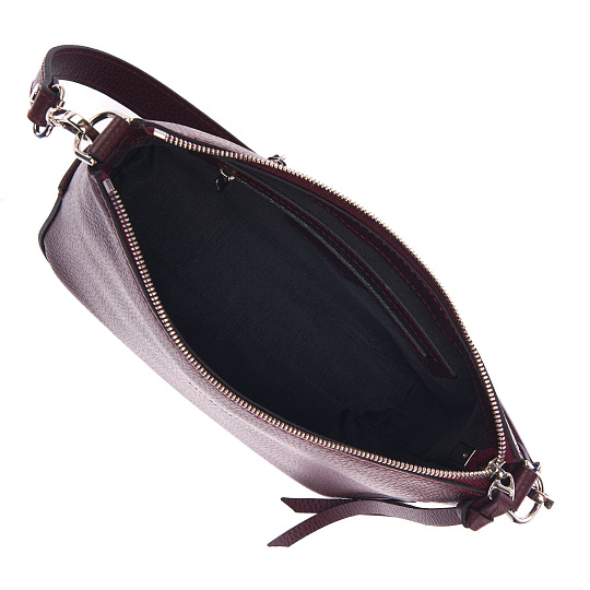 Женская сумка Dr. Koffer из натуральной кожи бордовая