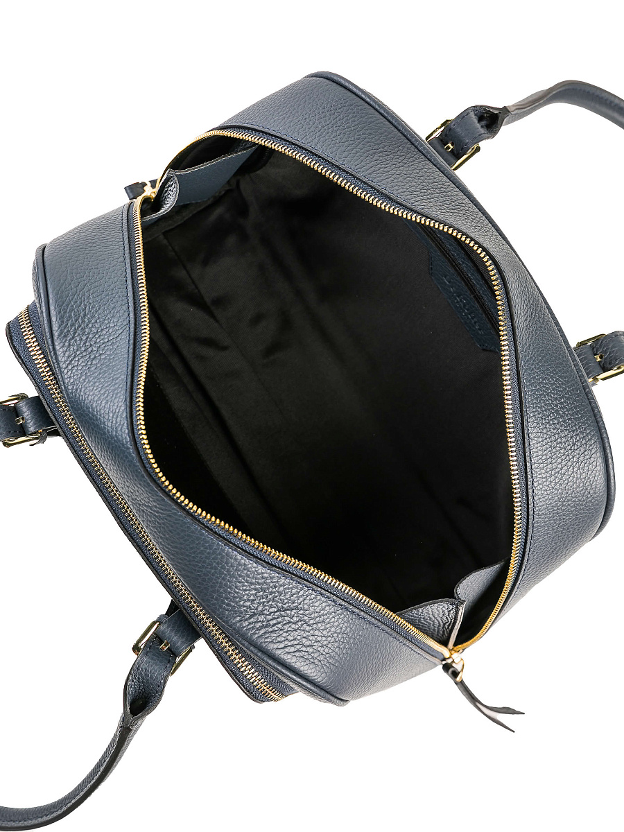 Женская сумка Dr. Koffer из натуральной кожи синяя