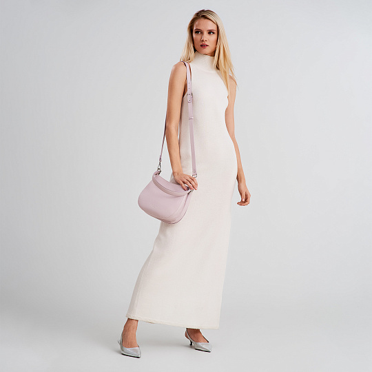 Женская сумка Dr. Koffer из натуральной кожи розовая