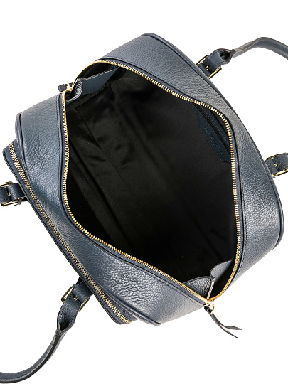 Женская сумка Dr. Koffer из натуральной кожи синяя
