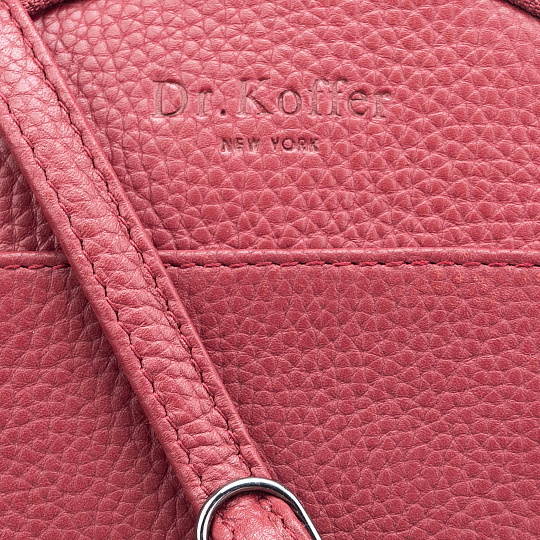 Женская сумка Dr. Koffer из натуральной кожи бордовая