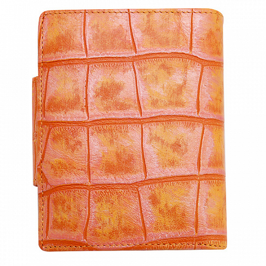 Оранжевое портмоне с перламутром Dr.Koffer X510140-73-58